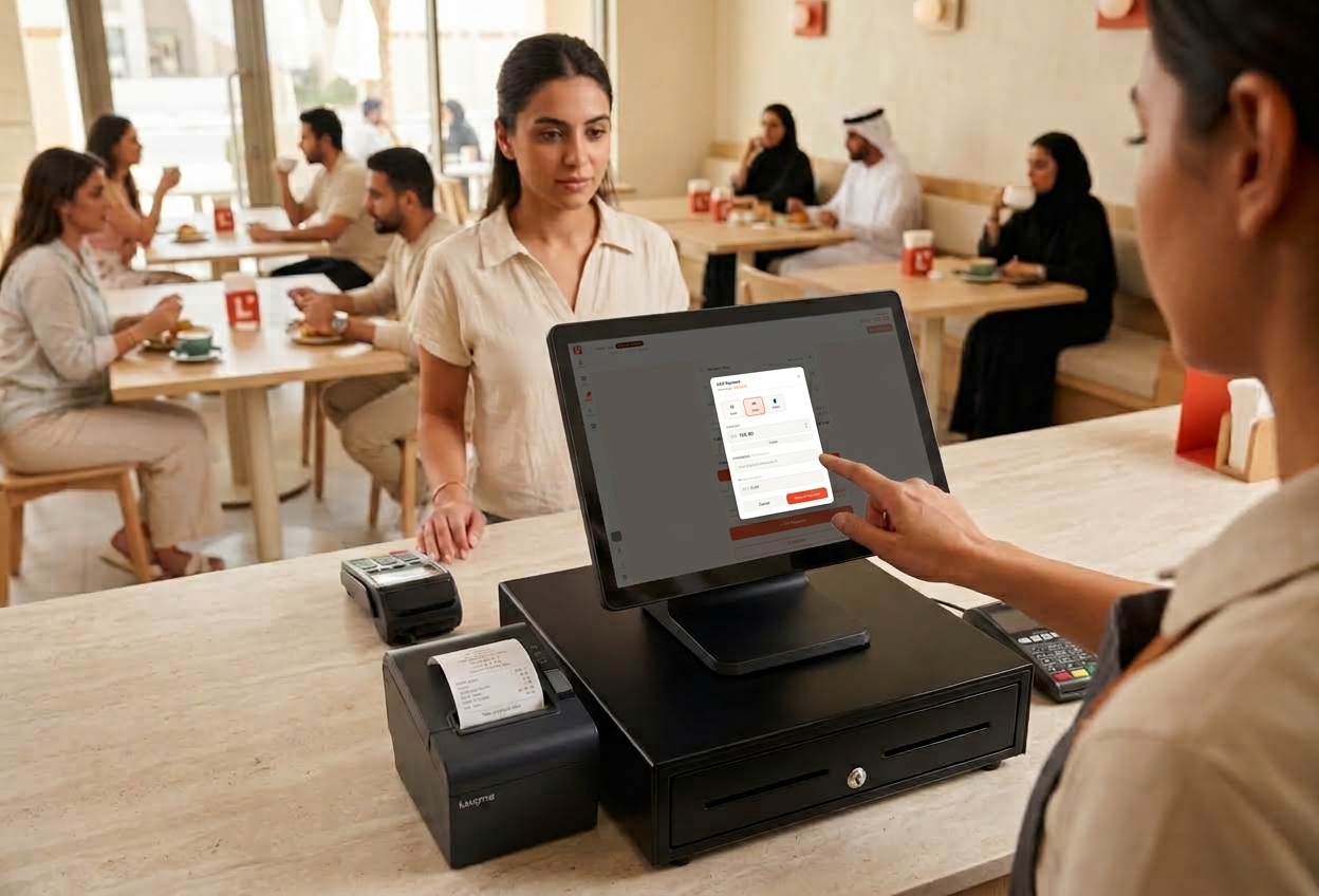 Luqma POS cashier interface