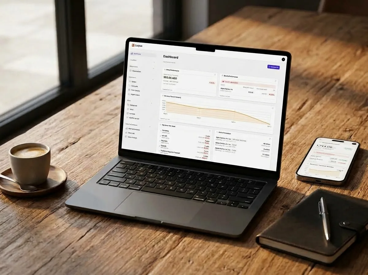 Luqma Reporting & Analytics dashboard